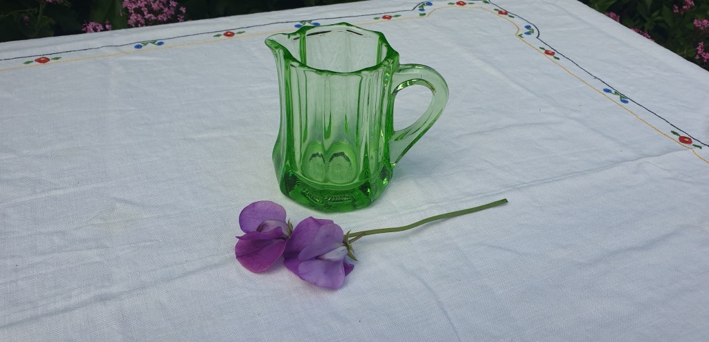 Uranium Glass Jug