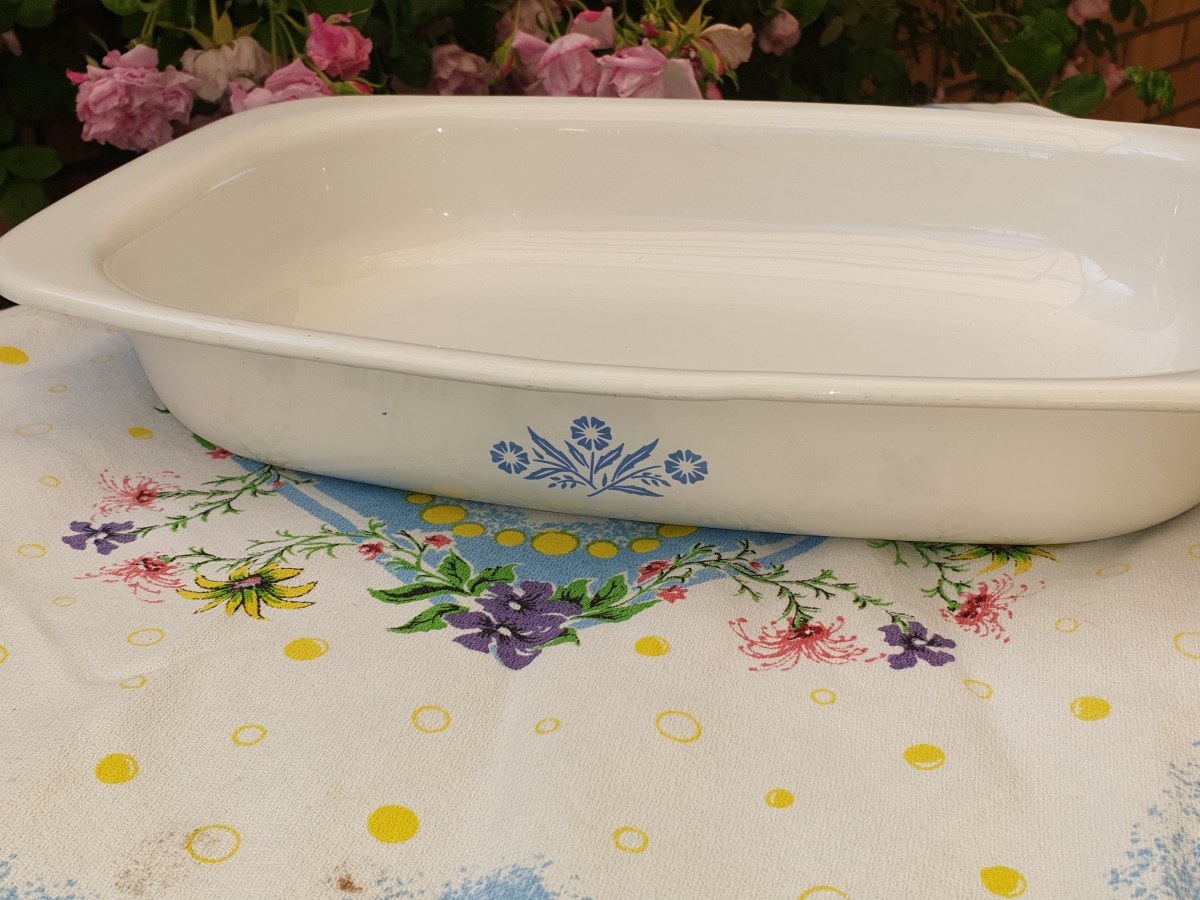 Classic Corning Ware, Cornflower, Roaster&nbsp;P21