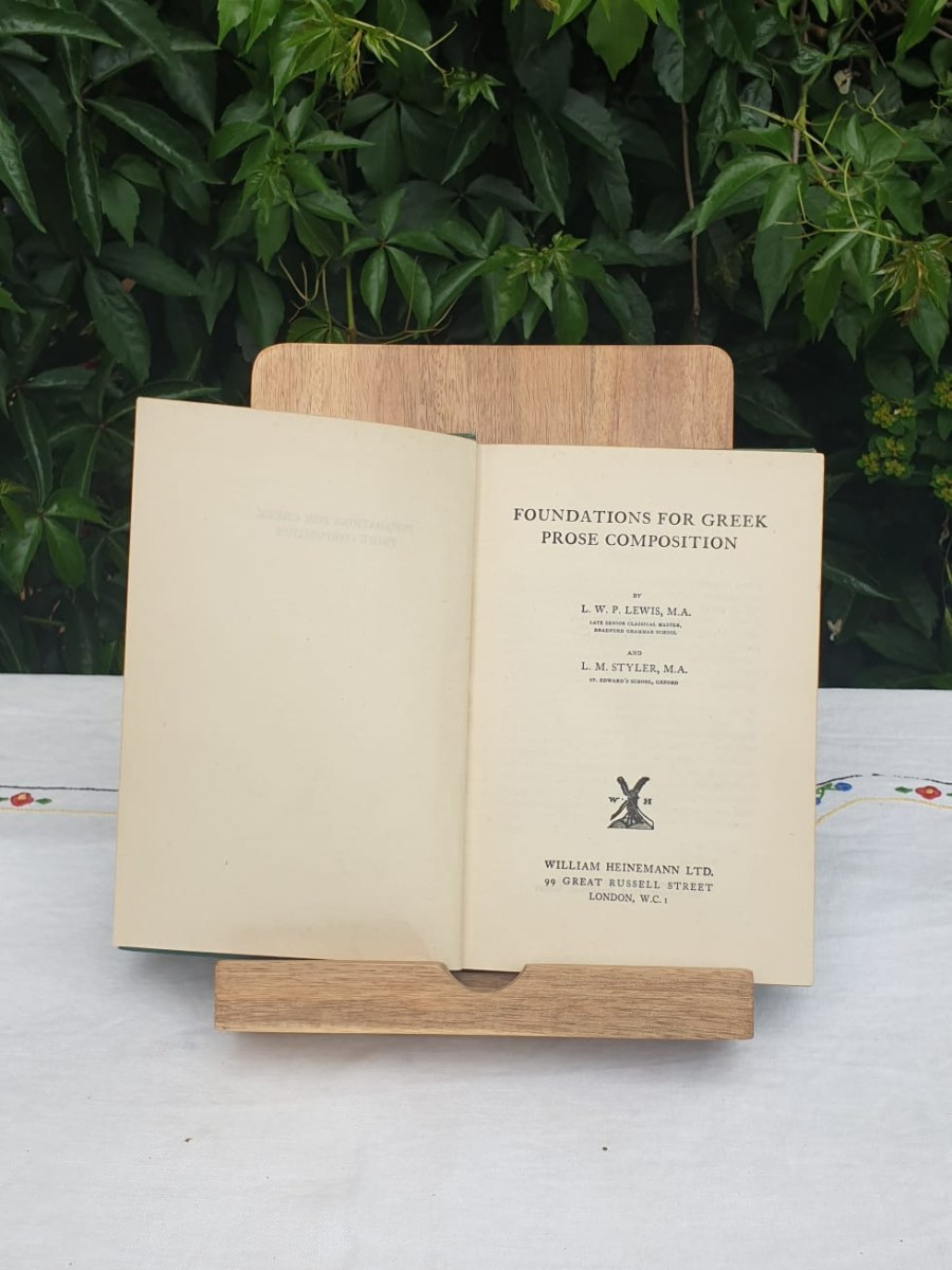 Foundations for Greek Prose&nbsp;Composition