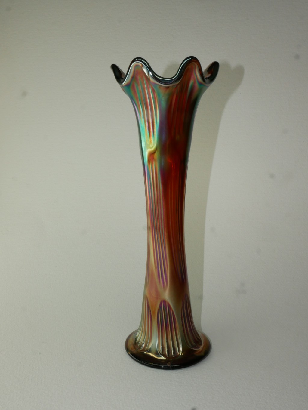 Carnival  Glass Vase