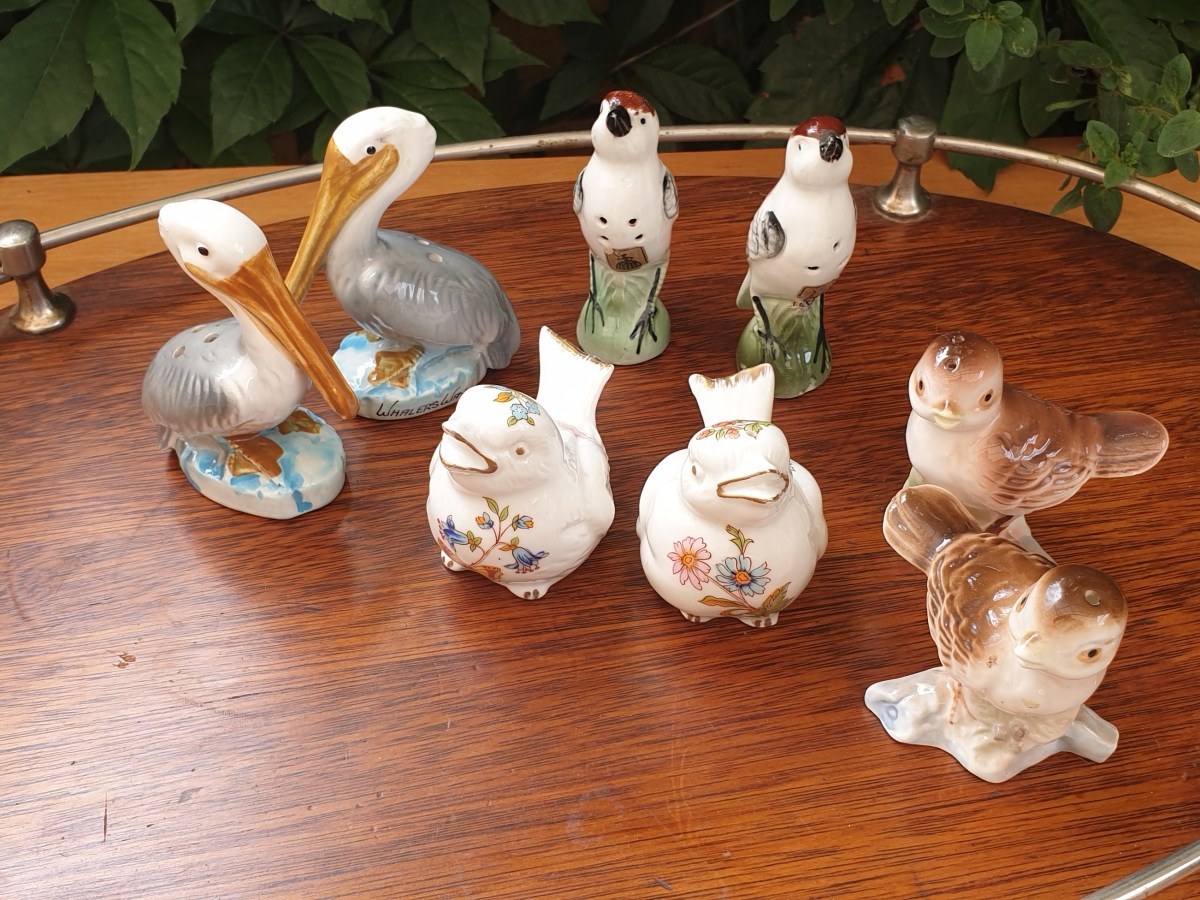 Salt and Pepper Shaker, Vintage Collection II:&nbsp;Birds